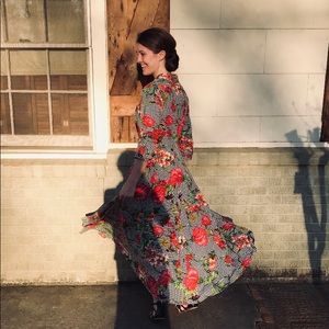 Floral maxi dress